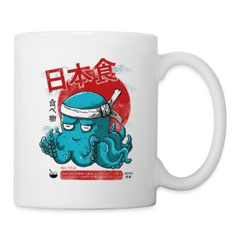 Japanese Octopus - Mug blanc - blanc - Droite