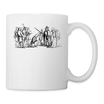knight knight sword sword armor71 - Mug - white - Right