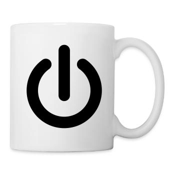 Power - Mug blanc - blanc - Droite