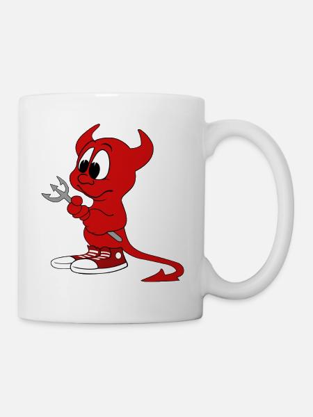 devil - Mug blanc - blanc