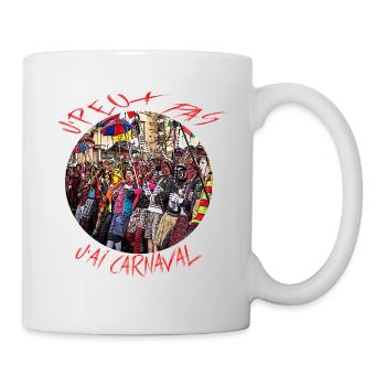 J'peux pas j'ai carnaval - Mug blanc - blanc - Droite