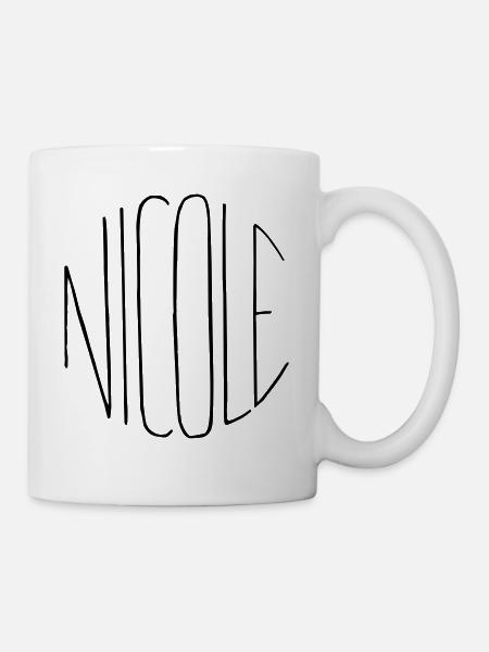 Nicole Geschenk - Tasse - Weiß
