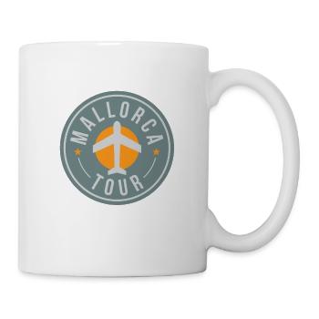 Mallorca tour airplane gift party departure trip - Mug - white - Right