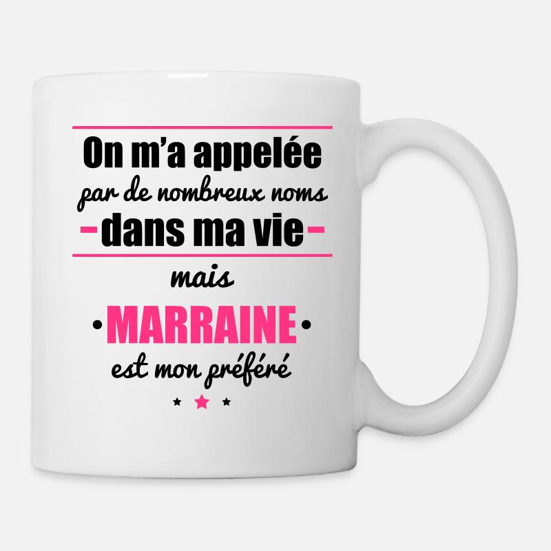 Appelée mais marraine, cadeau marraine - Mug blanc - blanc