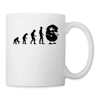 Evolution - the bean - Mug - white - Right