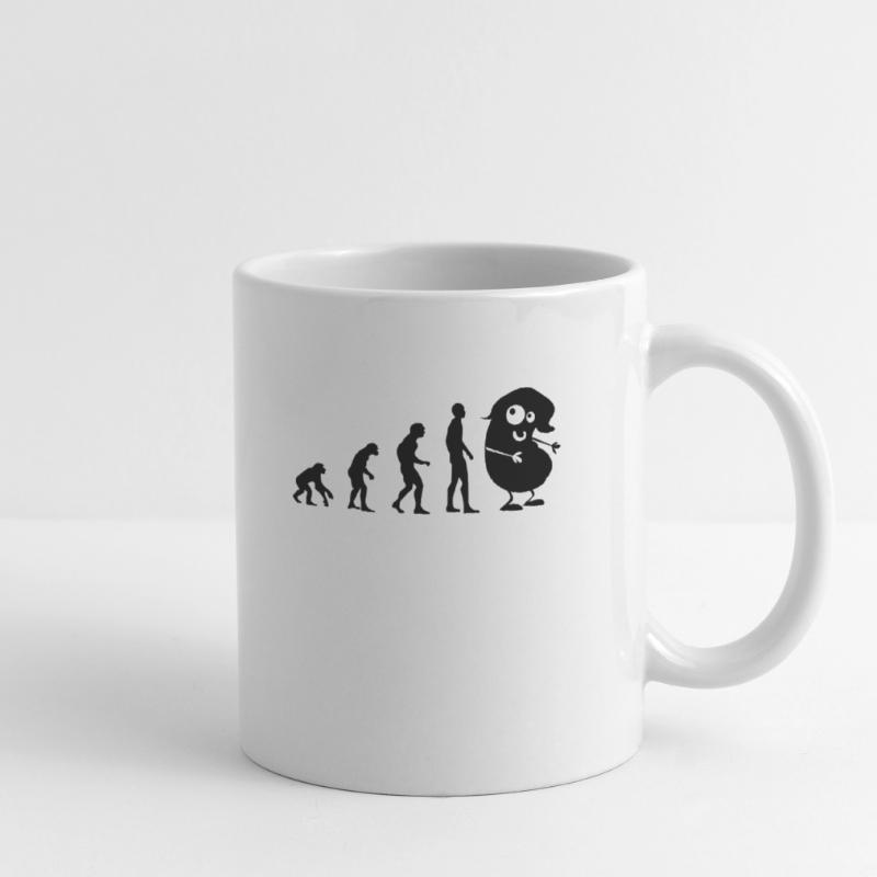 Evolution - la fève Mug blanc