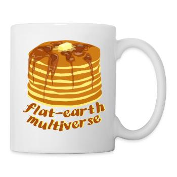 Plat Terre Multiverse - Mug blanc - blanc - Droite