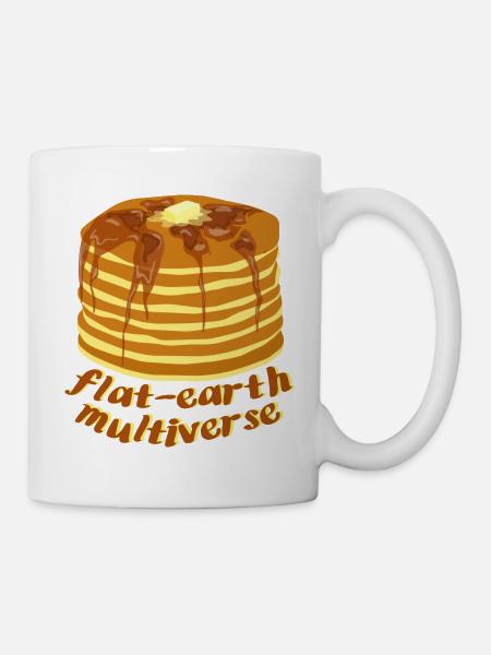 Flat-Earth Multiverse - Tasse - Weiß