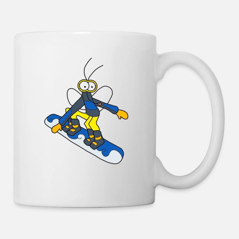 Djen snowboard Wana - garçon - Mug blanc - blanc