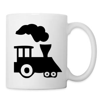 Lokomotive Bath1 - Tasse - Weiß - Rechts