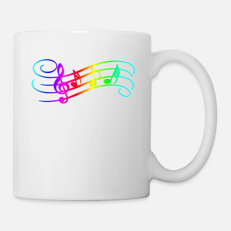 Music Notes - Mug - white