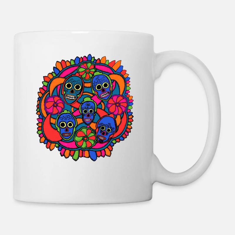 Dias de los muertos - Mug blanc - blanc