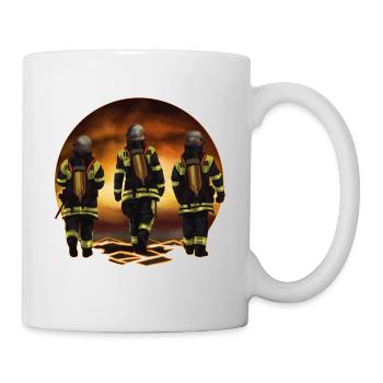Firefighters comrades 112 firefighter gift - Mug - white - Right