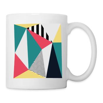Triangles - Mug - white - Right