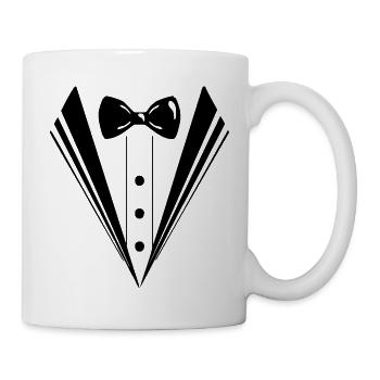 anzug - Tasse - Weiß - Rechts