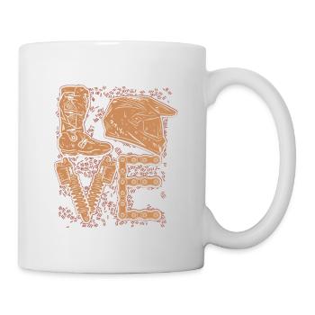 MOTORCYCLIST | MOTOCROSS RACE RACING DRIVER IDEA - Mug - white - Right