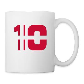 Danemark 2018 Football National Team Fan 10 Cadeau - Mug blanc - blanc - Droite