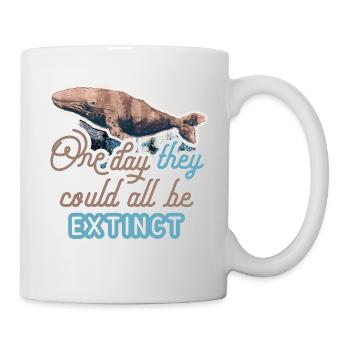Baleine - le dernier moment à voir - Mug blanc - blanc - Droite