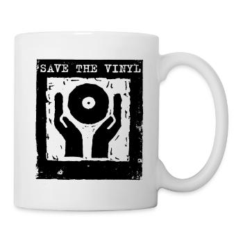 SaveTheVinyl - Mug blanc - blanc - Droite