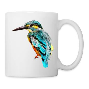 gxp ice bird kingfisher vector art - Mug - white - Right