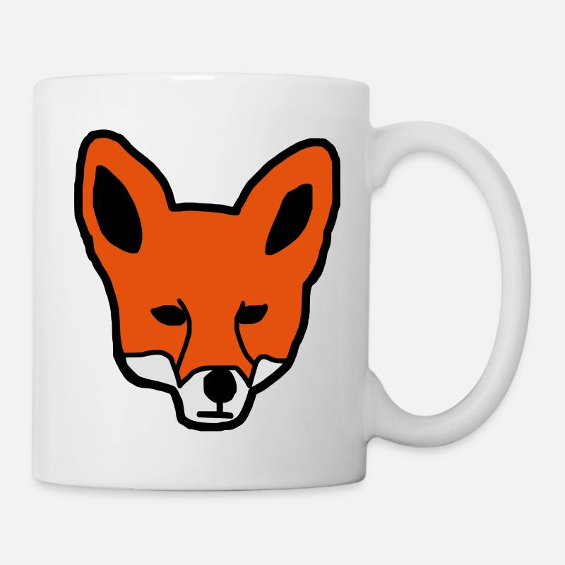 Fuchs Geschenk Geschenkidee - Tasse - Weiß