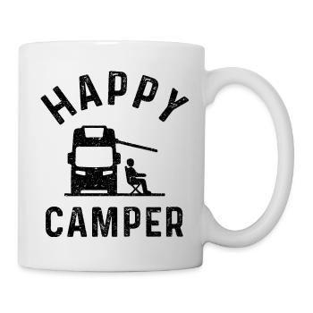 Happy Camper - Camping Shirt Gift Motorhome - Mug - white - Right