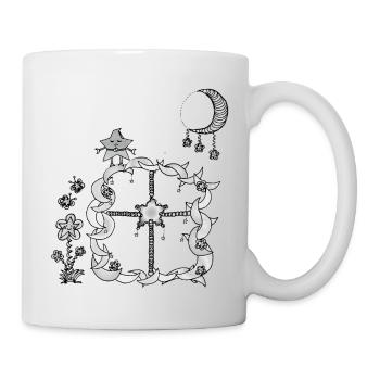 Magisches Tor Nox- Die Hüter von Orbis - Tasse - Weiß - Rechts