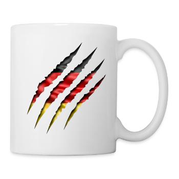 Deutschland Kralle - Tasse - Weiß - Rechts
