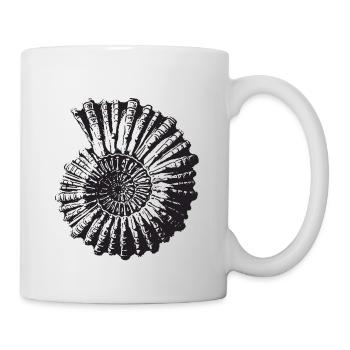 Stone snail retro - Mug - white - Right