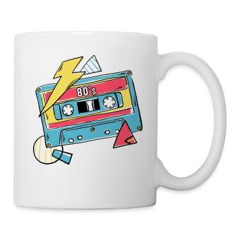 Cassette Music 80s Gift Pop Style Gift Idea - Mug - white - Right