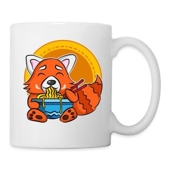 Ramen Life Motiv Raccoon Chemise Motif Ramen Noodle - Mug blanc - blanc - Droite