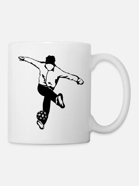 Street Soccer Freestyle - Tasse - Weiß