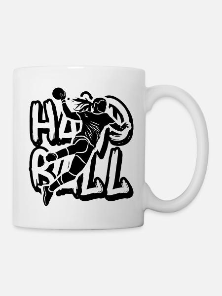 TAG HANDBALL F2 - Mug - white