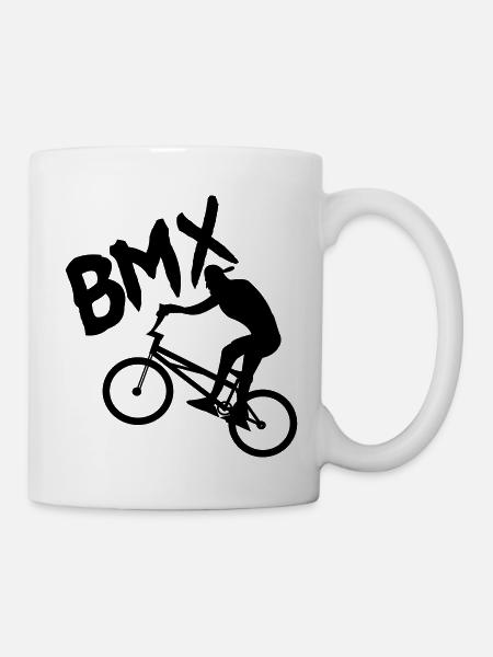 bmx - Tasse - Weiß