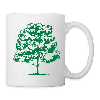 baum - Tasse - Weiß - Rechts