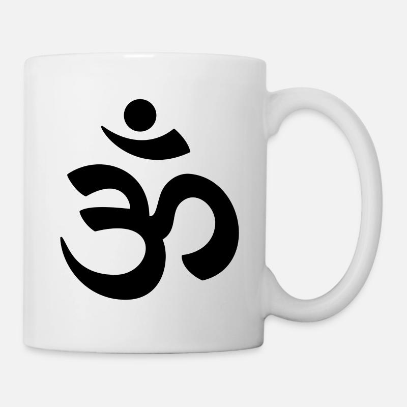 Om - Tasse - Weiß