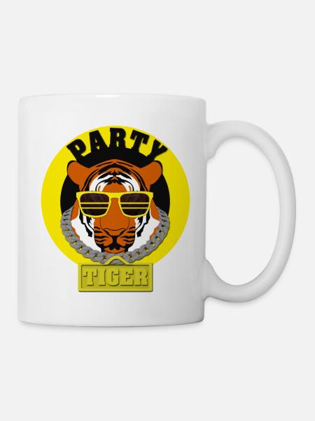 PARTYTIGER - Tasse - Weiß