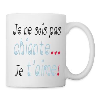 Je t'aime - Mug blanc - blanc - Droite