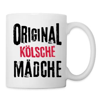 Kölnerin Kölsche Mädche Original Kölner Köln Frau - Tasse - Weiß - Rechts