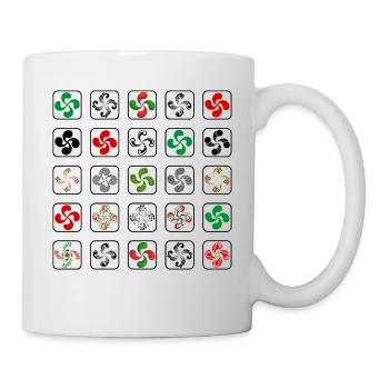 Croix du Pays Basque - Mug blanc - blanc - Droite