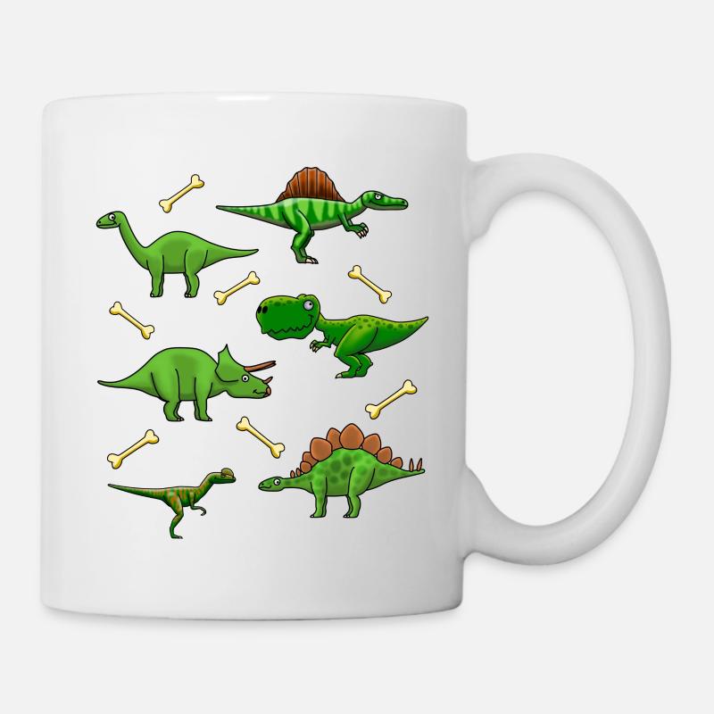 Dinos, Dinos, Dinos! - Mug blanc - blanc