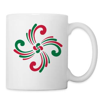 Croix du pays Basque - Mug blanc - blanc - Droite