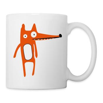 Fuchs - Tasse - Weiß - Rechts