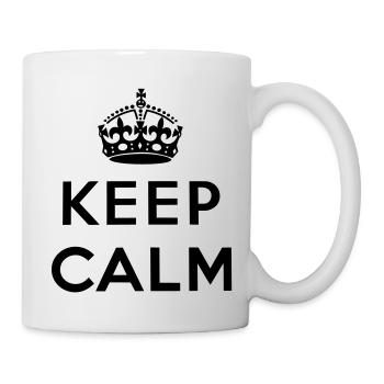Keep Calm - Tasse - Weiß - Rechts