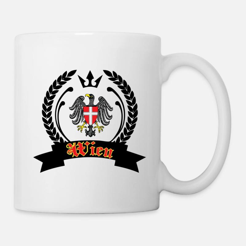 Wien Wappen - Tasse - Weiß