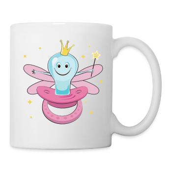 T-shirt Funny Fairy pour filles pour se débarrasser des sucettes - Mug blanc - blanc - Droite