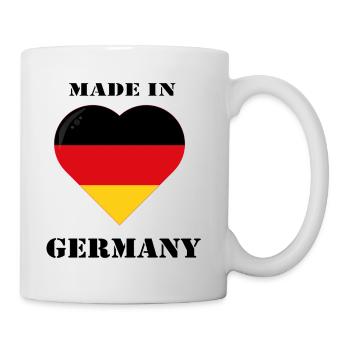Hergestellt in Deutschland - Tasse - Weiß - Rechts