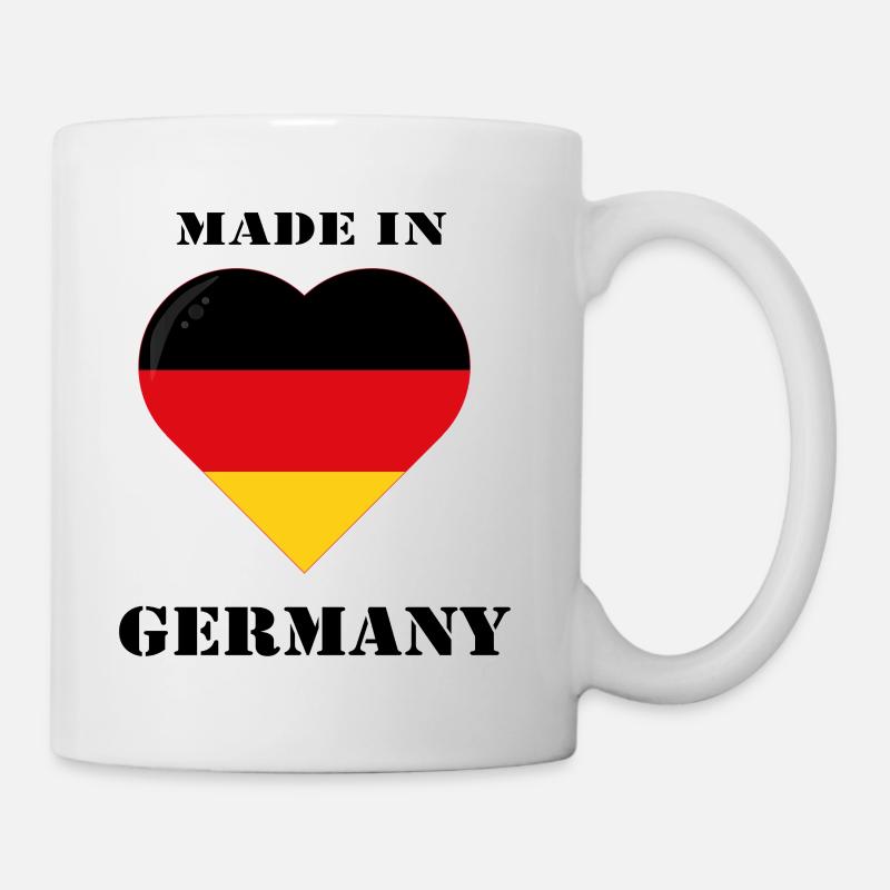 fabriqué en Allemagne - Mug blanc - blanc