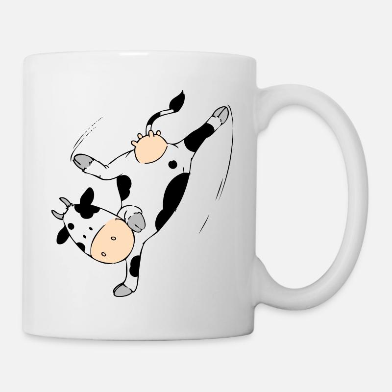Mooviestars - Breakdancing Cow - Mug blanc - blanc