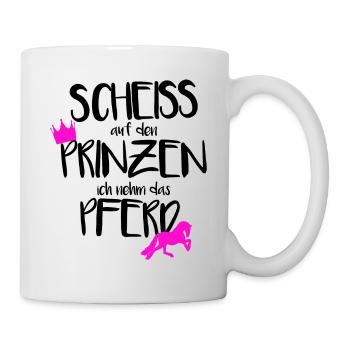 Pferd Norweger Pony Haflinger Islandpferd Geschenk - Tasse - Weiß - Rechts